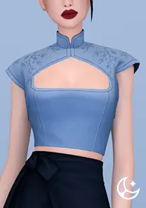 Cut Out Top - Oriental Evolution Collection