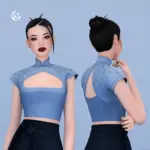 Cut Out Top - Oriental Evolution Collection