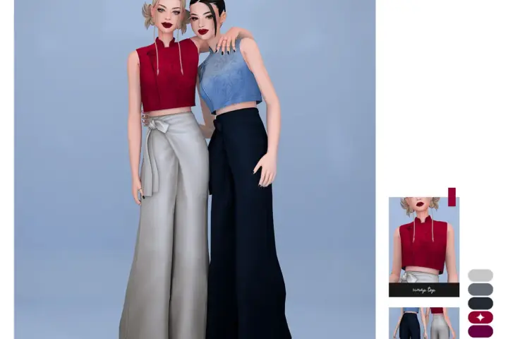 Wrap Top - Oriental Evolution Collection
