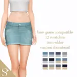 Flower Y2K Skirt