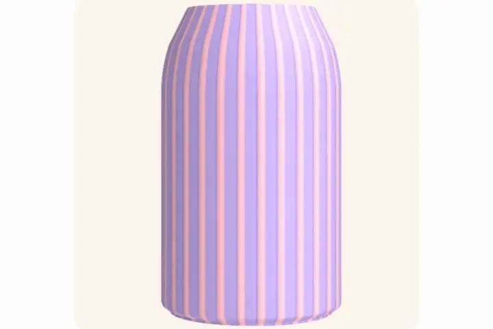 Striped Vase
