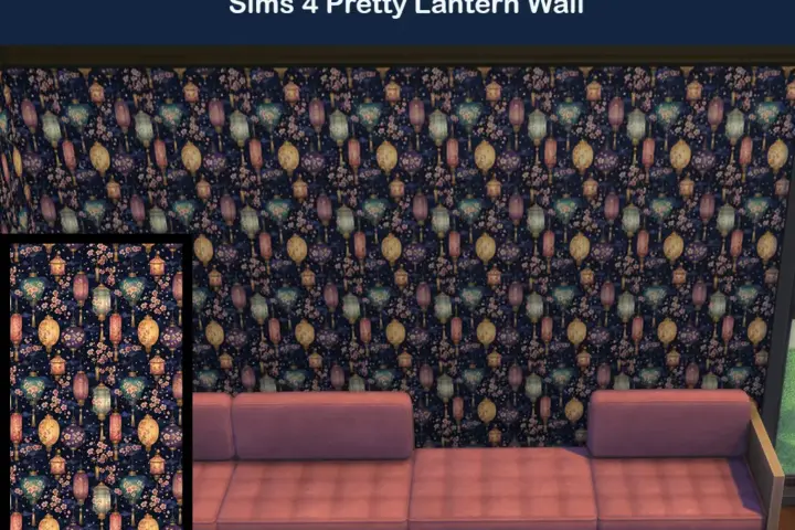 Colorful Lantern Wall