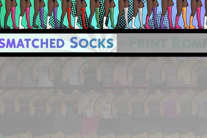 OFFBEAT - Mismatch Socks in Two Tone colors