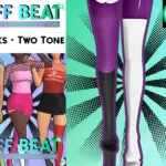 OFFBEAT - Mismatch Socks in Two Tone colors