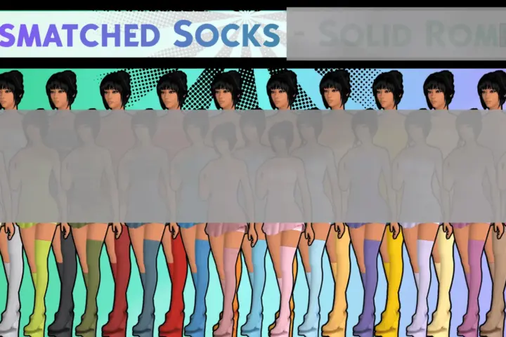 OFFBEAT - Mismatched Socks in Love Bomb