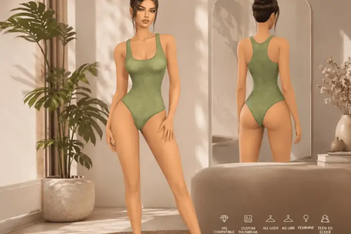 Sage Glow Swimsuit