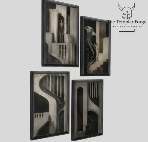Brutalist Bloom Posters