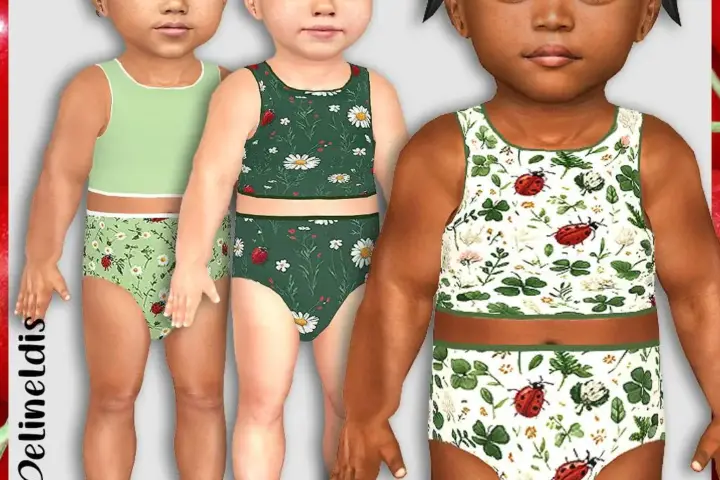 Infants Ladybug Beachwear