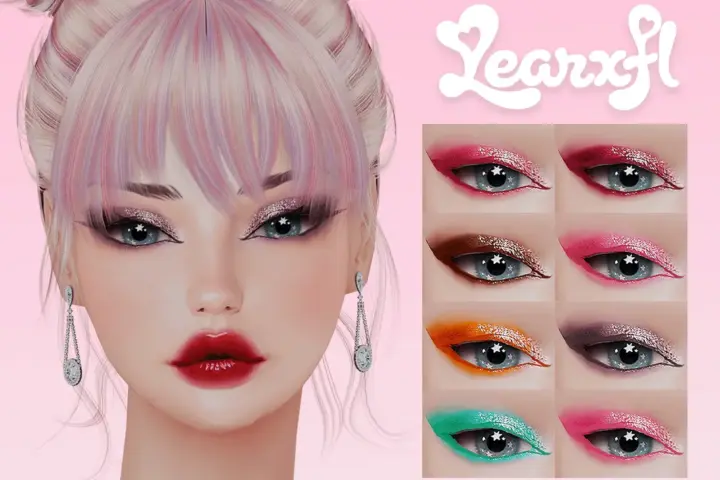 [Learxfl] Berry Stardust Eyeshadow