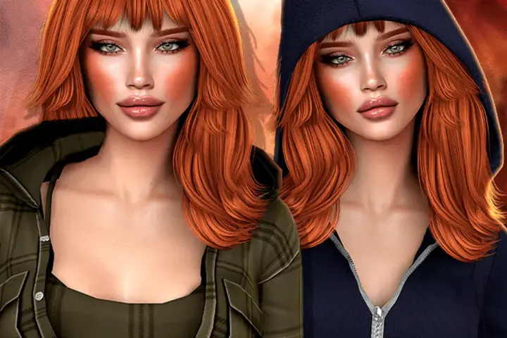 Aurum - Jean layered 4 style hair pack