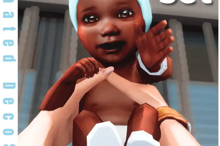 Newborns Set | Animated Deco Sims