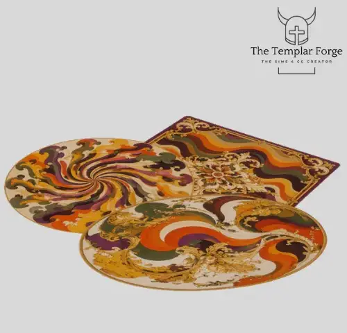 Psychedelic Versailles Rugs