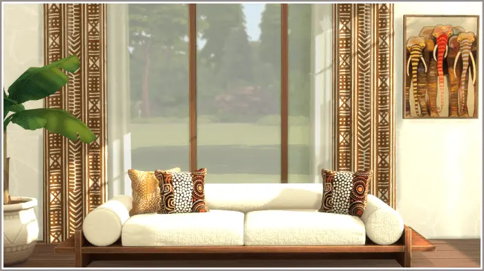 Afrohemian Straight Curtains