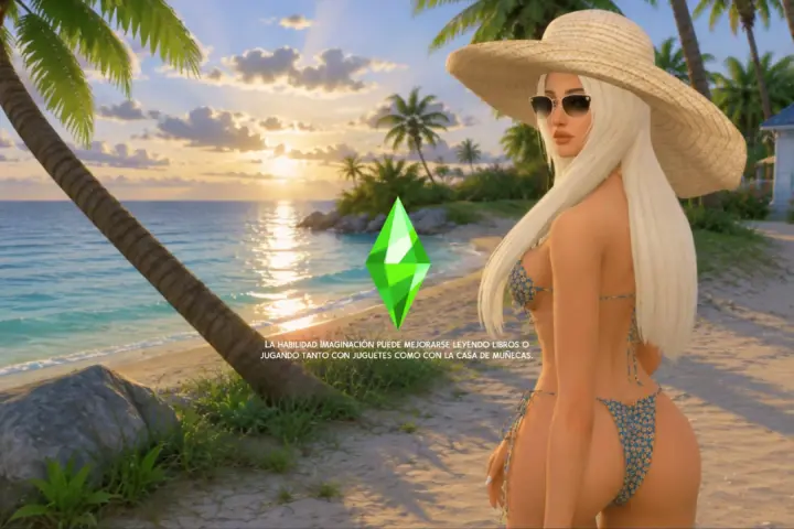 [Miss-K-Lo] - Blair in Paradise - Loading screen