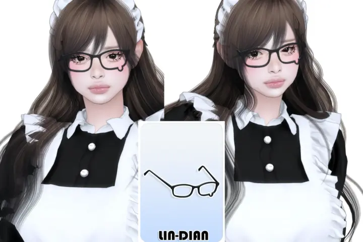 LIN-DIAN Teardrop glasses