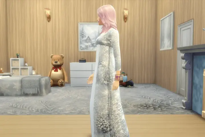 Winter Whisper Snowfall Dress Base Game