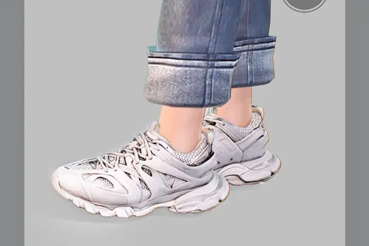 BECKYSIMS-Track Sneaker female
