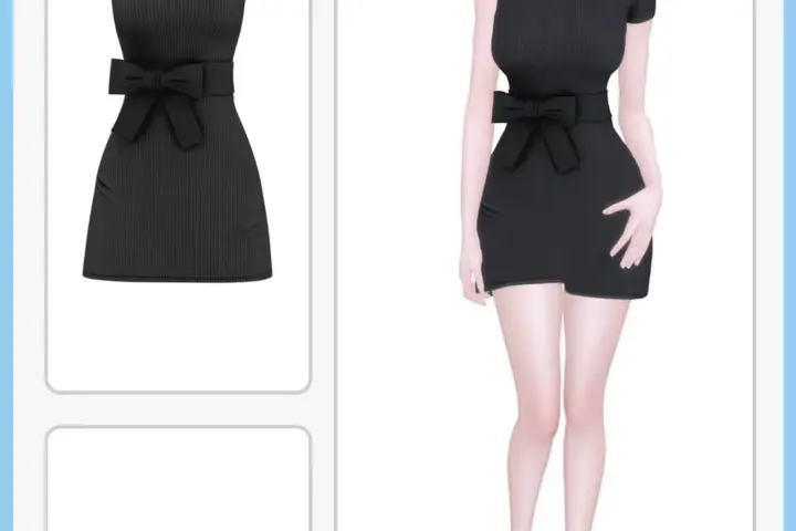 [charon&roqiqi]waist-cinching dress