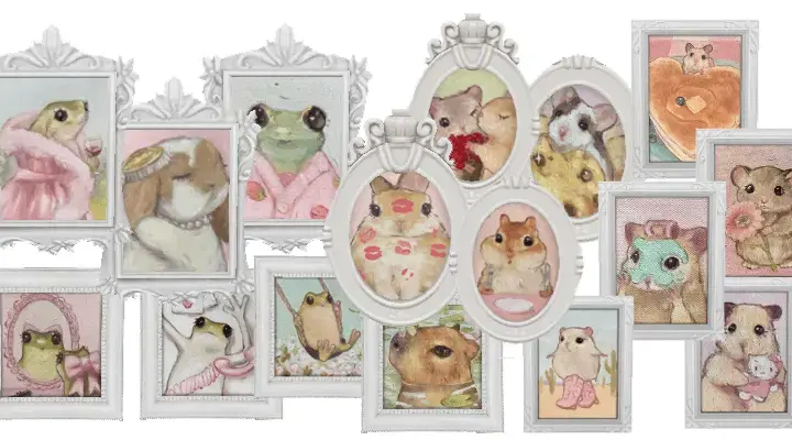 Cutesy Paintings Set