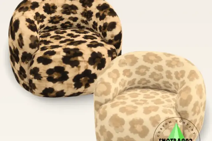 Leopard Cocoon Chair