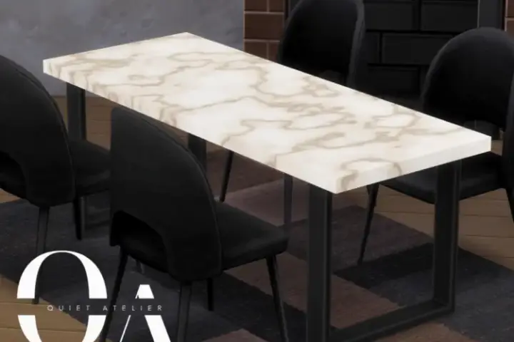 Quiet Atelier - Modern Marble Table