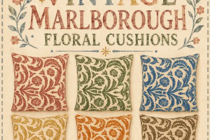 Vintage Marlborough Floral Cushions