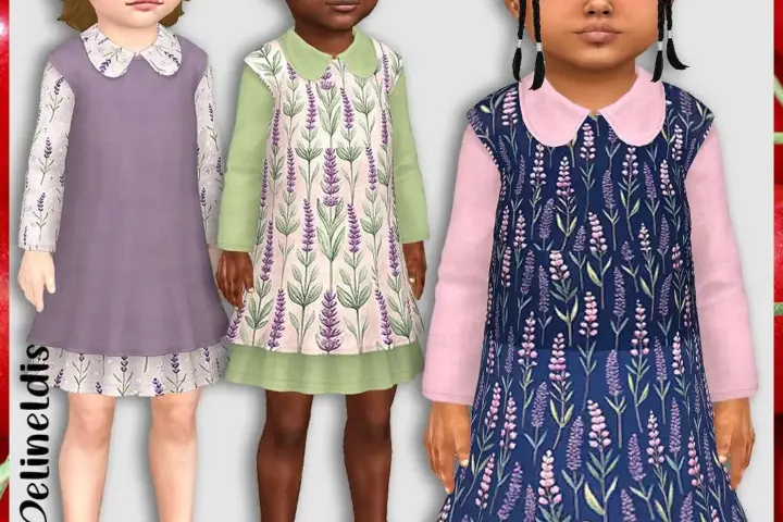 Toddler Lavender Meadow Dress