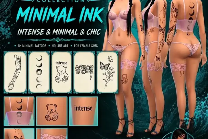 Feminine Minimal Ink - SoulMica