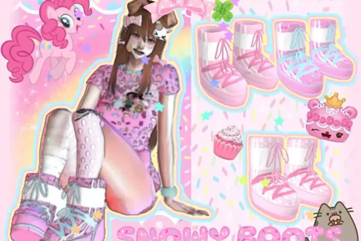 𝄞꒱Sims 4 Snow BootsᏪ୧ ˚