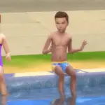 No Autonomous Sit on Pool Edge