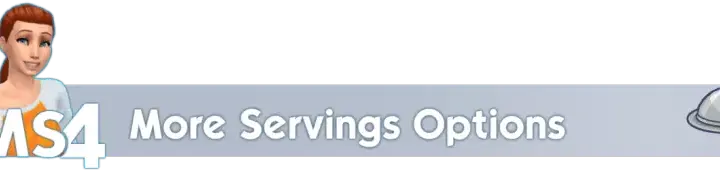 More Servings Options - Drinks Part