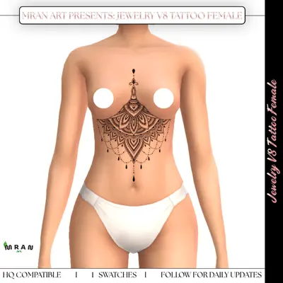 Jewelry V8 Tattoo Female