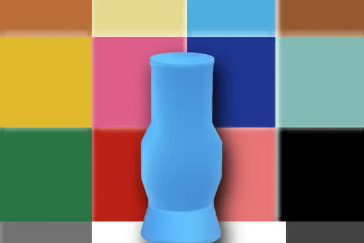 A large empty vase