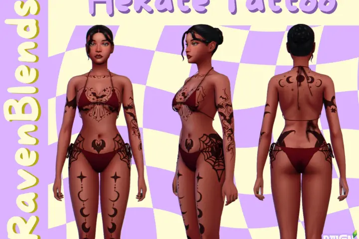 RavenBlends Hekate Tattoo