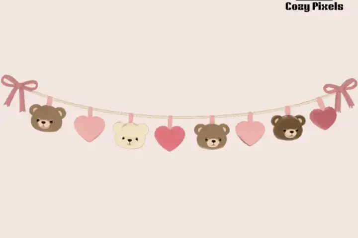 Cute Bear Garland