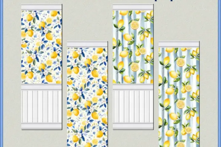 Mediterranean Vibes Lemon Garden Wallpapers