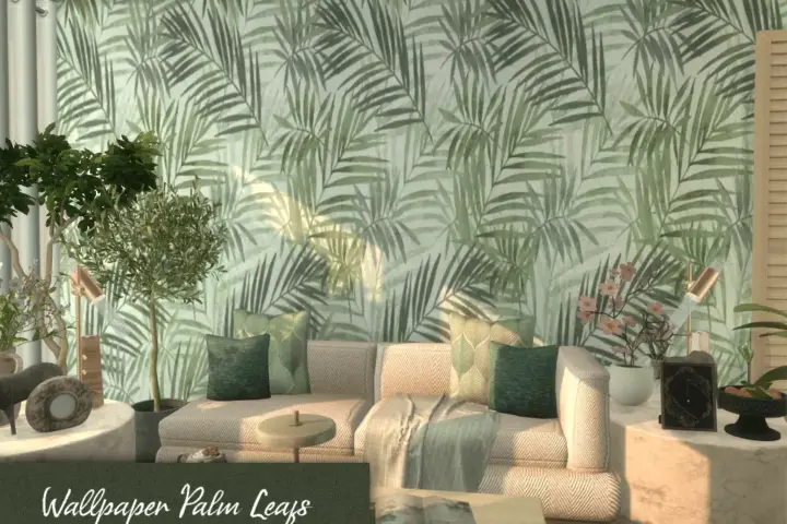 Wallpaper Palm Leafs