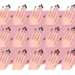 Glossy French Nails