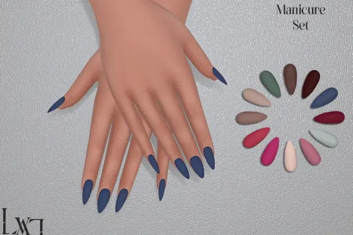Matte Gel Autumn Manicure Set