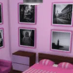 Black and white modern wall art, in every color