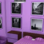 Black and white modern wall art, in every color