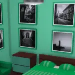 Black and white modern wall art, in every color