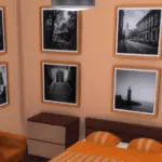 Black and white modern wall art, in every color