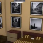 Black and white modern wall art, in every color
