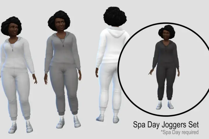 Spa Day Joggers Set - [Spa Day required]