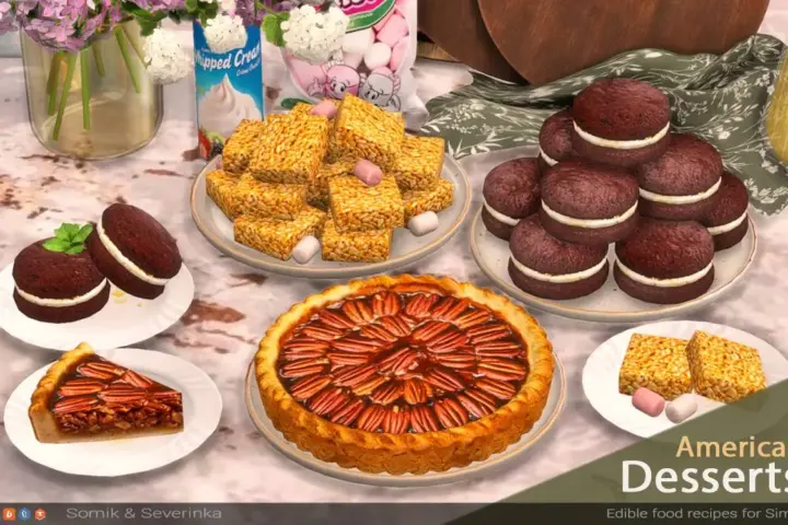 American Desserts - Set 2