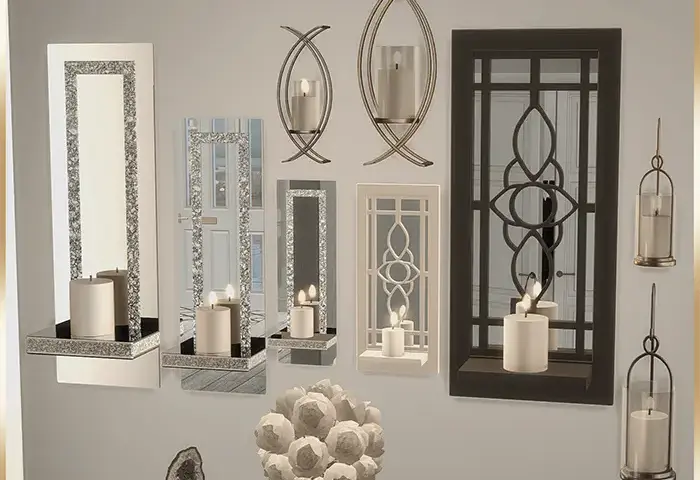 Wall Candle Lighting Set