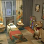 Sun-Kissed Paradise Collection FULL BED ROOM (BASE GAME)