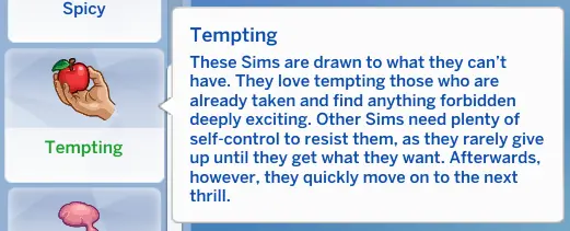 Tempting Trait