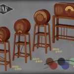 EKCONIC Vintage Radio Set